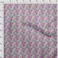 thumbnail image 4 of oneOone Velvet Pink Fabric Texture Leaf Sewing Craft Projects Fabric Prints By Yard 58 Inch Wide, 4 of 4