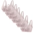 thumbnail image 1 of FAIWAD 6 Pack Bras for Women Front Closure Button No Underwire Everyday Bralettes Pregnant Plus Size Breathable Daily Bras, 1 of 3