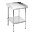 thumbnail image 1 of BeesClover Stainless Steel Grill Stand Table, NSF Certified Work Table with Adjustable Legs, 400 Lbs Capacity, 2" Edge Baffle, Equipment Stand for Commercial Restaurant, Hotel, 1 of 7