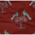 thumbnail image 4 of oneOone Organic Cotton Poplin Twill Fabric Bird & Tree Block Fabric Prints By Yard 42 Inch Wide, 4 of 4