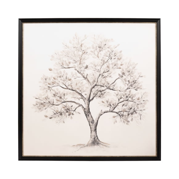 DesignOvation Traditional Tree 20" x 20" Framed Canvas Wall Art Print by The Creative Bunch Studio