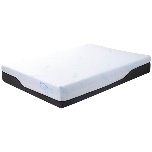 Rest Therapy 12 Inch Revive Ice Silk Cool Gel Memory Foam Mattress (King)