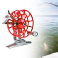 thumbnail image 1 of DYNWAVECA Moulinet de Pêche sur Glace Accessoires de Pêche multi-Usages Robuste Main Droite Alliage d'Aluminium pour Pêche en Rivière Pêche en Roche en Eau Salée Pêche de Plage, 1 of 10