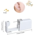 thumbnail image 3 of GFDYREE 2 Pcs Pistolet de Perçage d'Oreille Automatique Jetable Kit de Pistolet de Perçage d'Oreille Automatique Kit de Pistolet de Perçage d'Oreille de Sécurité Outil - 3mm Or, 3 of 6