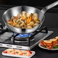 thumbnail image 4 of 1PC 316 Stainless Steel Egg Frying Pan Multi Layer Bottom Small Skillet Compatible With Induction Stoves Home Kitchen Cookware,Stainless Steel Fry Pan,Induction Skillet,6.9", 4 of 4