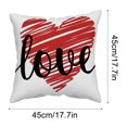 thumbnail image 3 of Cadeaux de la Saint-Valentin Housse de Coussin en Lin pour Canapé Maison, 3 of 5