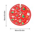 thumbnail image 2 of Pisexur Christmas Tree Skirt ,Many patterns 35.15"Christmas Tree Upholstered Bottom Cover, Suitable For Christmas Tree Decorations, Christmas Family Gathering Christmas Decorations Christmas Gifts, 2 of 5