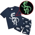 thumbnail image 2 of Vêtements Garçon Enfant Vêtements d'Été T-Shirt Dinosaure à Col Rond et Ensemble de Shorts Pyjama Garçon 5T, 2 of 5