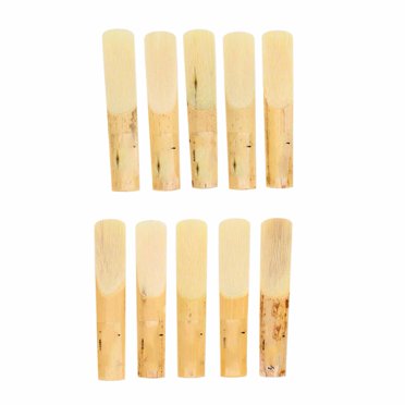Roseaux de Clarinette 2.5,10 Pcs Roseaux en Plastique Traditionnels Bb Roseaux de Clarinette 2.5 Force Accessoires pour Débutant et Joueur