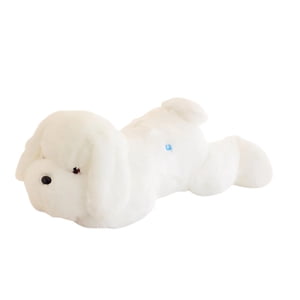 LED Jouet de chien pug léger Adorable Glow dans le sombre doux étouffé animal mignon figure interactive animal
