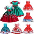 thumbnail image 4 of WEAIXIMIUNG Robes Filles 5T Yindu Robes Enfants Enfant Filles Robe de Concours Robe de Noël Danse Fête Robe 6-7 Ans, 4 of 4