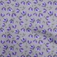 thumbnail image 1 of oneOone Silk Tabby Violet Fabric Floral Sewing Craft Projects Fabric Prints By Yard 42 Inch Wide, 1 of 4