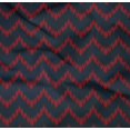 thumbnail image 4 of oneOone Coton Biologique Popeline Sergé Tissu Imprimé Chevron Ikat 1 Yard 42 Inch Wide, 4 of 4
