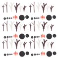 thumbnail image 1 of 1 Set of DIY Snowman Kit  Plastic Snowman Noses Handmade Snowman Accessories, 1 of 6