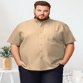 thumbnail image 1 of Chemise à Manches Courtes Coupe Classique pour Hommes Grands et Forts Signature Comfort Flex, 1 of 6
