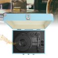 thumbnail image 3 of Turntable, 33/45/78 RPM Album Player, Vinyl Record Player, Blue Suitcase for Music Playing Vinyl Records US Plug,EU Plug,UK Plug, 3 of 7