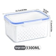 thumbnail image 2 of HCBY Airtight Food Container, Large-capacity yet Space-saving Fridge Organizer, Multi-size Optional Specification, Food-safe Material, Reusable Box for Meal Prep and Picnic Storage, 2 of 5