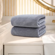 CQCYD Bath Towel Set, Velvet Spun Towels Highly Absorbent Soft, Quick Dry Towel for Bathroom Spa Gym, Plush Towels for Home Hotel Guest Use, Coral Fleece Towel Set