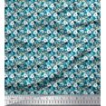 thumbnail image 1 of Soimoi Poly Georgette Fabric Floral Shirting Fabric Prints by Yard 42 Inch Wide, 1 of 3
