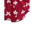 thumbnail image 3 of Xingqing 3 Colors Newborn Baby Girls Romper Dress Headband Flowers Print Ruffles Fly Sleeve Backless Jumpsuits, 3 of 6