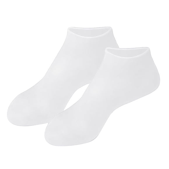Silicone Gel Moisturizing Socks - Reusable, Non-Slip & Foot Spa for Dry/Cracked Heel Treatment