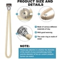 thumbnail image 2 of pitrice Fragrance Lamp Wick Cotton Rope Oil Diffuser Replacement Wick Burner Candles Making Office Spare Parts Christmas Present Silver Small, 2 of 7