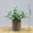 thumbnail image 3 of Fake Plant Potted Lifelike Small Artificial Greenery Plant Faux Plant Decoration, 3 of 10