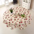 thumbnail image 4 of Nappe Ronde 70 Pouces, pour 6 Places Housse de Table Ronde, Housse de Table Ronde Résistante aux Taches, Lavable. pour Intérieur, Nappe Extérieure, Cuisine, Salle à Manger, Mariage, Fêtes, 4 of 11