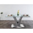 thumbnail image 3 of K-Living Lorie Glass Top Dining Table, 3 of 4