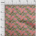 thumbnail image 2 of oneOone Cotton Flex Peach Fabric Abstract Dot Sewing Material Print Fabric by The Yard 40 Inch Wide, 2 of 4