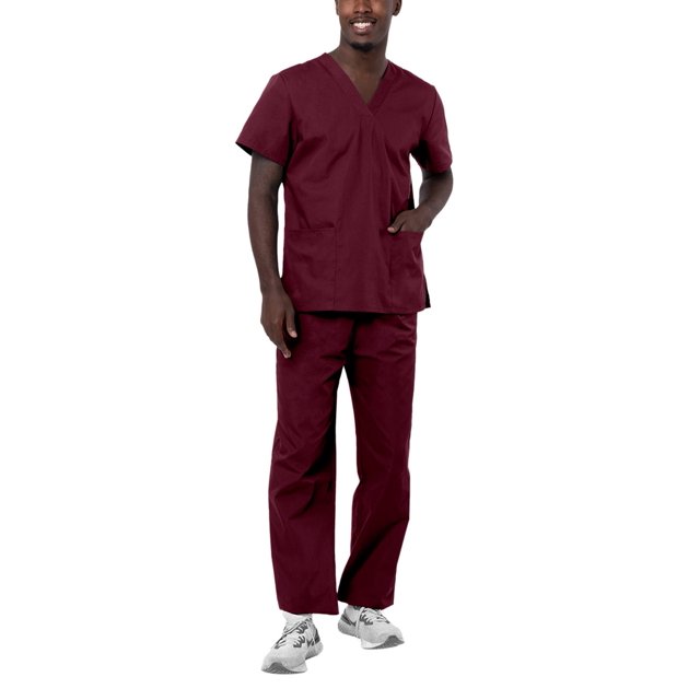 Adar Uniformes Médicaux Unisexes Universels - Ensemble de Sarrau Unisexe à Cordon