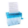 thumbnail image 4 of Gashome Mini Manual Shredder, Blue & Pink & Black, 4 of 6