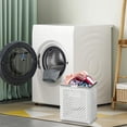 thumbnail image 4 of Foldable Laundry Hamper Basket | Portable Wall Mounted Storage Organizer for Clothes and Toys | Space Saving Foldable Design with Handles for Home, Dorm, and Laundry Room | Plastic Collapsible Bin, 4 of 6