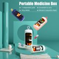 thumbnail image 4 of Yeacher Medicine Box Portable Independent Lattice Pill Case Storage Organizer Container Dispenser, 4 of 8