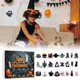 thumbnail image 1 of Calendrier d'Halloween - Ensemble Surprise 24 Jours avec Jouets - Cadeaux en Résine pour Enfants et Adultes, 1 of 5