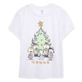 thumbnail image 3 of Peanuts Women's Plus Holiday T-Shirt, 3 of 3