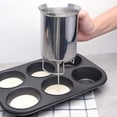 thumbnail image 1 of Mix Dispenser – Pancake Dispenser – Pancake Batter Dispenser Stainless Steel Kitchen Batter Dispenser – Cupcake Batter Dispenser – Waffle Batter Dispenser, 1 of 4