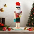 thumbnail image 2 of Abbracc Traditional Wood Nutcracker Figures Christmas Nutcrackers Decorations Nutcracker Red, 2 of 9