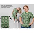 thumbnail image 5 of oneOone Rayon Green Fabric Damask Sewing Material Print Fabric By The Yard 56 Inch Wide, 5 of 5