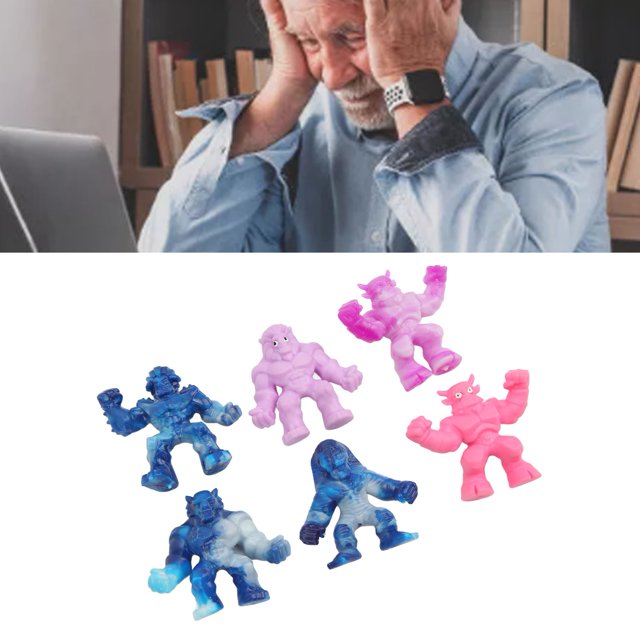 Stretchy Anxiety Relief Toy, Stretchy Fingertip Toy Pull Different Shapes for Home Play