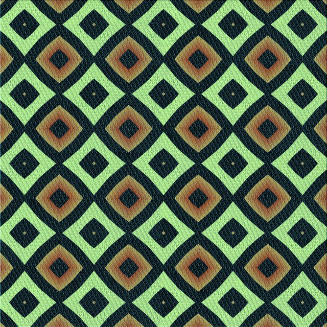 Ahgly Company Tapis d'Intérieur Lavables à la Machine, Carrés, Transitionnels, Verts, Tapis de Zone, 4 Pieds Carré