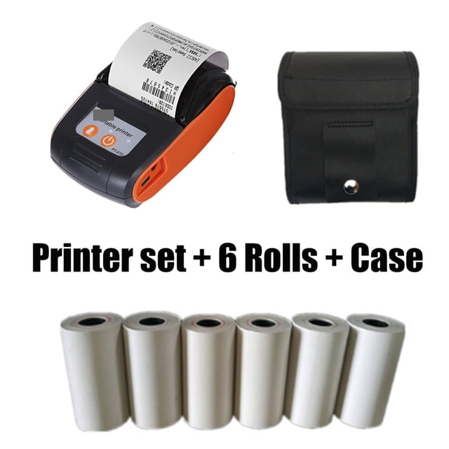 PT210 58mm Thermal Receipt Printers USB Bluetooth Compatible Interface Wireless Connect With Phone Free Application Mini Printer ,Multi-Format Printing