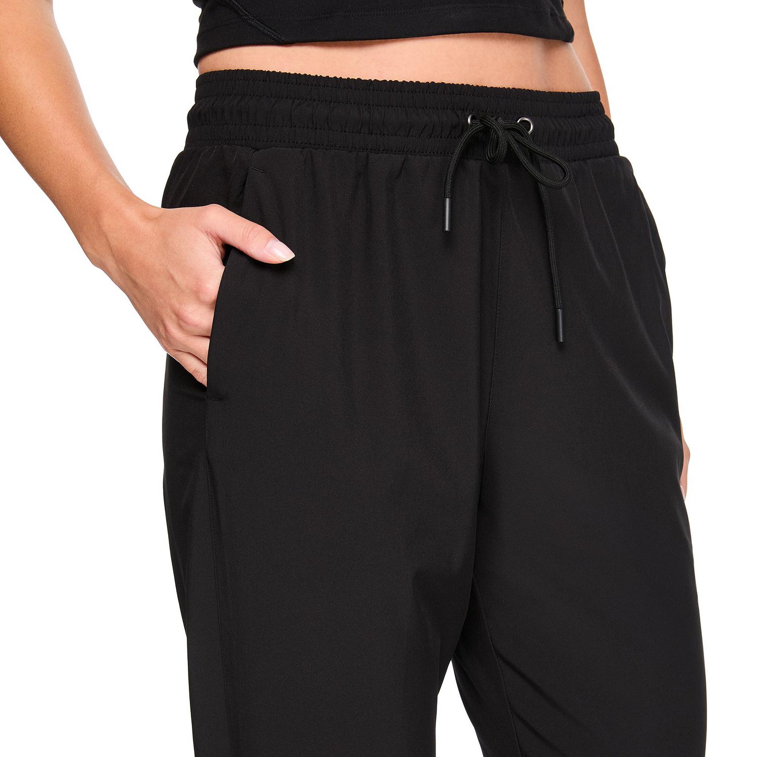 Athletic Works Women's Ribbed Cuff Woven Jogger