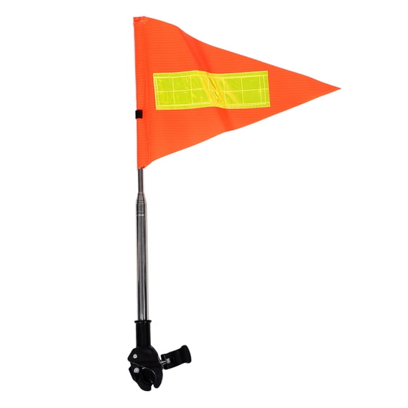 Golf Cart Flag Pole Reflective Golf Cart Safety Flag Telescopic Pole Flag Wheelchairs Safety Flag