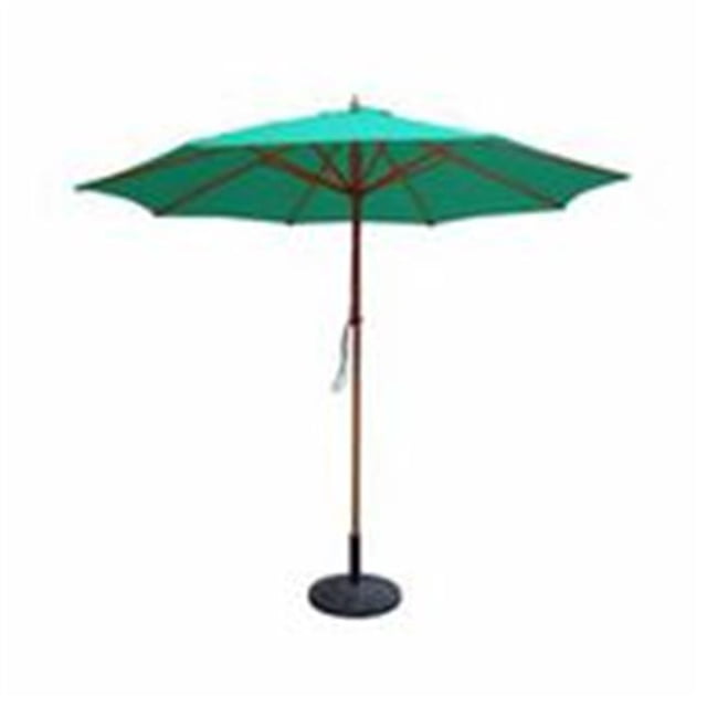 Jeco UBP91-UBF4 Parasol de Marché en Bois de 9 Pi - Vert