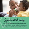 thumbnail image 3 of Tommee Tippee Fun Style Pacifier and Fun Style Night Glow in the Dark Pacifier, Symmetrical Design, BPA-Free, Includes Sterilizer Box, (18-36m), Pack of 3 Pacifiers, 3 of 5