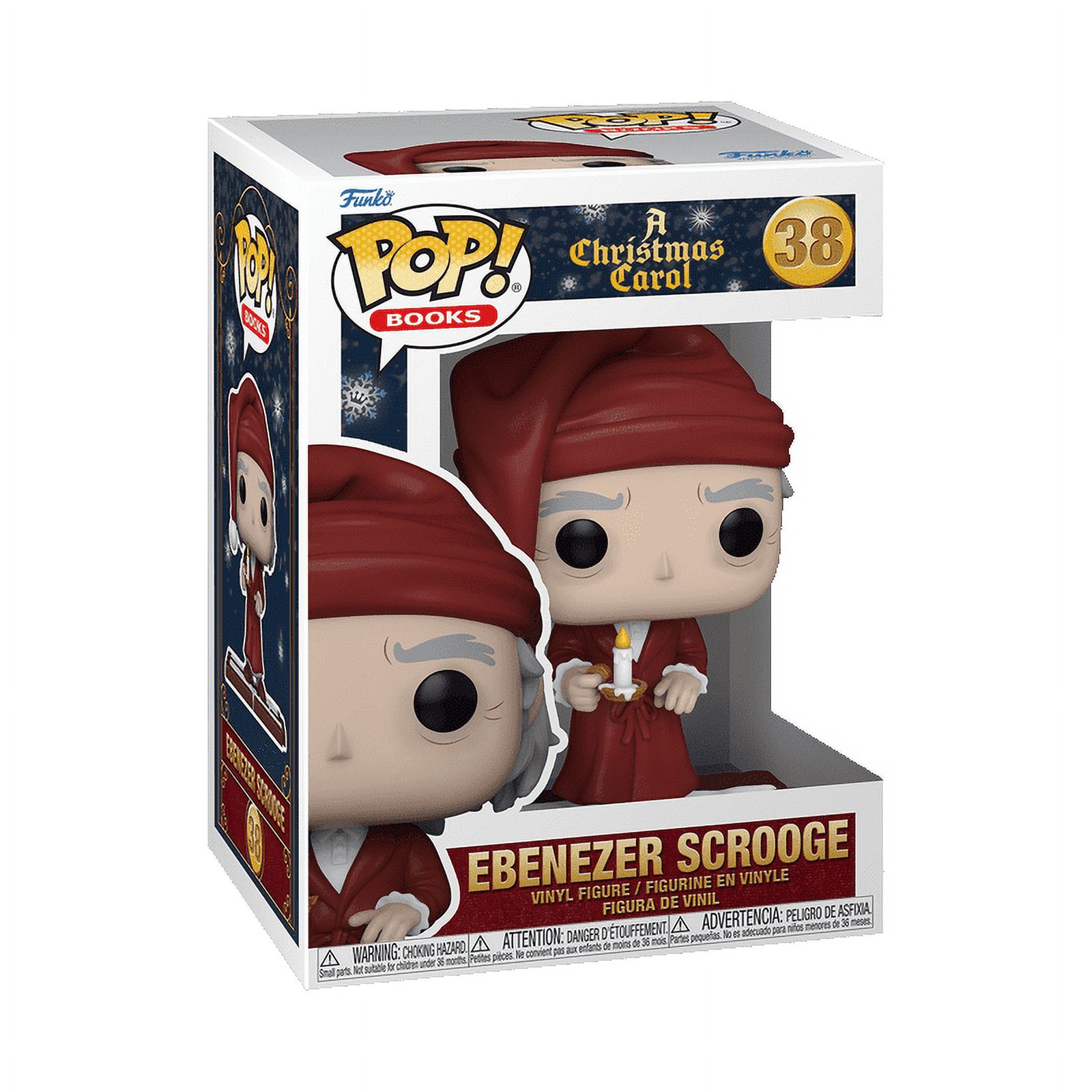 Funko Pop! Books: A Christmas Carol - Ebenezer Scrooge Vinyl Figure