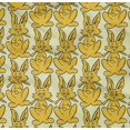 thumbnail image 4 of oneOone Organic Cotton Poplin Twill Fabric Rabbit Block Decor Fabric Printed BTY 42 Inch Wide, 4 of 4