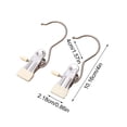 thumbnail image 3 of TopLLC Wall Hooks, Hooks for Hanging 2PCS Essential For Home Life 6 Color Optional Stainless Steel Clothes Hanger Hook Design Traceless Storage Easy To Dry Shorts Socks Fabrics A clothespin, 3 of 9