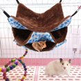thumbnail image 1 of Hamster Hanging Bed,Three Layer Small Pet Pet Hanging Bed Hamster Sleeping Bag Effortless Installation, 1 of 11